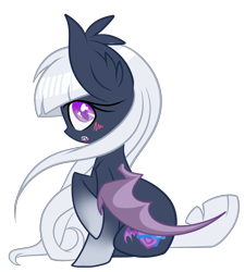 Size: 2000x2219 | Tagged: safe, artist:starlightlore, imported from derpibooru, oc, oc only, oc:love bites, bat pony, pony, femboy, male, solo