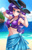 Size: 750x1160 | Tagged: safe, artist:racoonsan, imported from derpibooru, rarity, human, equestria girls, equestria girls series, forgotten friendship, arm behind head, armpits, beach, beach babe, beautiful, beautisexy, belly button, breasts, clothes, cloud, cute, ear piercing, earring, female, geode of shielding, hat, humanized, jewelry, looking at you, magical geodes, midriff, nail polish, necklace, piercing, rarity's blue sarong, rarity's purple bikini, sarong, sexy, sky, smiling, solo, stupid sexy rarity, sun hat, swimsuit, water