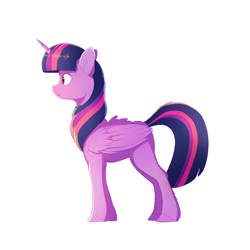 Size: 1280x1280 | Tagged: safe, alternate version, artist:vistamage, imported from derpibooru, part of a set, twilight sparkle, alicorn, pony, 8 angles of pony collaboration, female, mare, simple background, smiling, solo, twilight sparkle (alicorn), white background