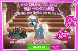 Size: 1040x686 | Tagged: safe, imported from derpibooru, heart pacer, love sketch, pony, unicorn, stranger than fan fiction, advertisement, costs real money, eea council, female, gameloft, gem, mare, official, sale