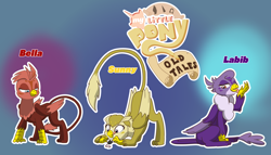 Size: 7000x4000 | Tagged: safe, artist:chedx, imported from derpibooru, oc, griffon, comic:mlp old tales, colored, comic, fanfic art, female, griffon oc, sneak peek