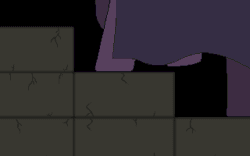 Size: 320x200 | Tagged: safe, artist:herooftime1000, imported from derpibooru, oc, oc only, oc:bittersweet nocturne, pony, undead, octavia in the underworld's cello, animated, cloak, clothes, cutscene, gif, loop, pixel art, simple background, solo, stairs