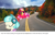 Size: 852x537 | Tagged: safe, imported from derpibooru, applejack, coco pommel, applejack truck, female, headphones, irl, meme, photo, squidward the truck's coming, text, toy, truck