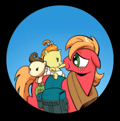 Size: 611x617 | Tagged: safe, artist:andypriceart, editor:symphonic sync, idw, imported from derpibooru, big macintosh, pound cake, pumpkin cake, zen and the art of gazebo repair, spoiler:comic, spoiler:comic09, boop, comic, cute, floppy ears, macabetes