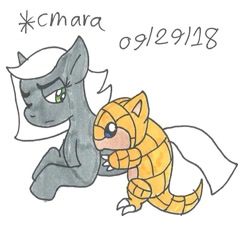 Size: 738x667 | Tagged: safe, artist:cmara, imported from derpibooru, limestone pie, sandshrew, crossover, pokémon