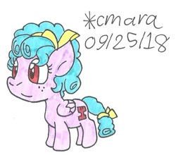 Size: 683x601 | Tagged: safe, artist:cmara, imported from derpibooru, cozy glow, pony, female, solo, traditional art