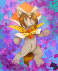 Size: 900x1100 | Tagged: safe, artist:jazzwolf347, artist:jazzwolfblaze, imported from derpibooru, pony, kartana, pokémon, ponified, solo