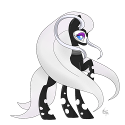 Size: 1024x1024 | Tagged: safe, artist:projectblastart, imported from derpibooru, pony, pheromosa, pokémon, ponified, shiny pokémon, simple background, solo, transparent background