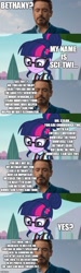 Size: 500x1660 | Tagged: safe, deleted from derpibooru, edit, edited screencap, imported from derpibooru, sci-twi, twilight sparkle, equestria girls, friendship games, avengers, comic, iron man, screencap comic, spoilers for another series, thanos, tony stark