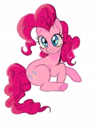Size: 1536x2048 | Tagged: safe, artist:nounoo, imported from derpibooru, pinkie pie, pony, cute, diapinkes, female, mare, solo