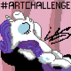 Size: 600x600 | Tagged: safe, artist:ilicksunshine, artist:sigilponies, imported from derpibooru, rarity, pony, unicorn, fame and misfortune, female, mare, pixel art, solo