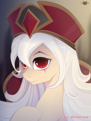 Size: 2500x3300 | Tagged: safe, artist:xsatanielx, imported from derpibooru, pony, female, heroes of the storm, ponified, rcf community, sally whitemane, solo, warcraft, world of warcraft