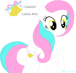 Size: 2645x2537 | Tagged: safe, artist:freezestime, derpibooru exclusive, imported from derpibooru, lulabelle, oc, oc only, pegasus, pony, base used, cutie mark, solo