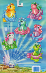 Size: 711x1119 | Tagged: safe, imported from derpibooru, sea shimmer, sun shower, surf rider, water lily (g1), alligator, crocodile, fish, frog, sea pony, turtle, adorashower, baby sea ponies, backcard, beachcomber (g1), crepuscular rays, cute, cutie lily, cutie shimmer, everypony laughs ending, female, filly, forgotten birthday, g1, g1 comberbetes, hair ribbon, inner tube, official, oyster, pearl, pretty and pearly baby sea ponies, ribbon, ripple (g1), ripplebetes, story, surfabetes, underwater