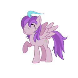 Size: 640x640 | Tagged: safe, imported from derpibooru, oc, oc only, pegasus, pony, female, mare, simple background, smiling, solo, transparent background