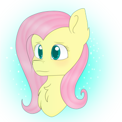 Size: 3099x3099 | Tagged: safe, artist:maferfurry42, imported from derpibooru, fluttershy, pony, bust, female, portrait, solo