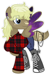 Size: 1068x1600 | Tagged: safe, artist:sapphireartemis, imported from derpibooru, oc, oc only, oc:tate langdon, pegasus, pony, clothes, converse, male, plaid shirt, shirt, shoes, simple background, solo, stallion, transparent background