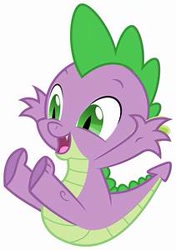 Size: 211x300 | Tagged: safe, imported from derpibooru, spike, dragon, baby, baby dragon, claws, cute, eyebrows, fangs, green eyes, happy, male, open mouth, simple background, smiling, solo, spikabetes, white background