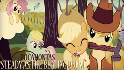 Size: 1920x1080 | Tagged: safe, artist:sweetleafx, imported from derpibooru, applejack, braeburn, disney, pocahontas