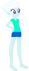 Size: 728x1761 | Tagged: safe, artist:jawsandgumballfan24, imported from derpibooru, fleetfoot, equestria girls, barefoot, clothes, equestria girls-ified, feet, female, shirt, shorts, solo, t-shirt