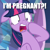 Size: 1080x1079 | Tagged: safe, edit, edited screencap, imported from derpibooru, screencap, twilight sparkle, alicorn, pony, molt down, caption, female, floppy ears, image macro, implied pregnancy, mismatched eyes, open mouth, shocked, should've used a condom, solo, text, twilight sparkle (alicorn)