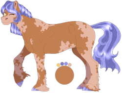 Size: 1400x1063 | Tagged: safe, artist:bijutsuyoukai, imported from derpibooru, oc, oc only, earth pony, pony, female, mare, offspring, one eye closed, parent swap au, parent:cookie crumbles, parent:igneous rock, parent:igneous rock pie, parents:igneouscrumbles, raised hoof, simple background, solo, transparent background, wink