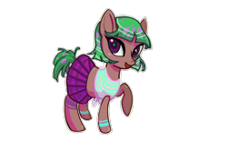 Size: 1800x1200 | Tagged: safe, imported from derpibooru, oc, oc only, earth pony, pony, 2019 community collab, derpibooru community collaboration, clothes, cute, female, mare, plaid skirt, pleated skirt, raised hoof, simple background, skirt, solo, transparent background