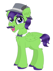 Size: 3024x4032 | Tagged: safe, artist:darkest-lunar-flower, imported from derpibooru, oc, oc only, oc:xargos, pony, 2019 community collab, derpibooru community collaboration, bowtie, hat, simple background, solo, transparent background