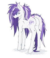 Size: 751x878 | Tagged: safe, artist:lexifyrestar, imported from derpibooru, oc, oc:lexi fyrestar, pony, unicorn, butt, clothes, female, mare, miniskirt, plot, ponytail, skirt, technically an upskirt shot