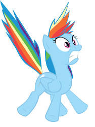 Size: 688x914 | Tagged: safe, imported from derpibooru, rainbow dash, pegasus, pony, female, mare, scared, simple background, solo, transparent background