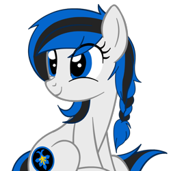 Size: 1000x1000 | Tagged: safe, artist:rivet97, imported from derpibooru, oc, oc only, oc:rivet svechkar, earth pony, pony, female, mare, simple background, smiling, solo, transparent background