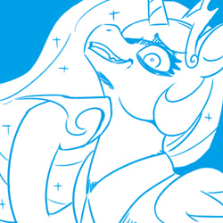 Size: 500x500 | Tagged: safe, artist:mrs1989, imported from derpibooru, princess celestia, alicorn, pony, female, mare, solo