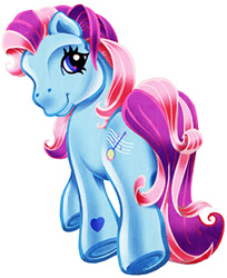 Size: 250x307 | Tagged: safe, imported from derpibooru, banjo blue, pony, female, g3, solo