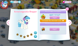 Size: 1280x768 | Tagged: safe, imported from derpibooru, lightning bolt, white lightning, pegasus, pony, earmuffs, female, game screencap, gameloft, gem, mare, solo, wings