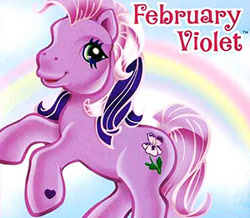 Size: 300x261 | Tagged: safe, imported from derpibooru, pony, birthflower ponies, february violet, february violet (g3), female, g3, solo