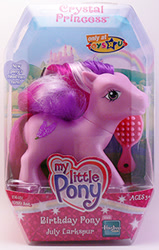 Size: 191x300 | Tagged: safe, imported from derpibooru, july larkspur, birthday pony, birthflower ponies, g3, toy