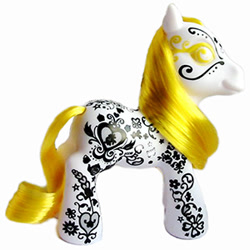 Size: 300x300 | Tagged: safe, imported from derpibooru, art pony, art pony pose, g3, my little pony fair, sunny grace, toy