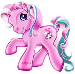 Size: 250x244 | Tagged: safe, imported from derpibooru, pony, female, g3, glitter glide, solo