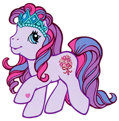 Size: 300x306 | Tagged: safe, imported from derpibooru, pony, female, g3, graceful glimmer, jewelry, solo, tiara