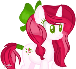 Size: 800x728 | Tagged: safe, artist:galaxie-chan, imported from derpibooru, oc, oc only, oc:sweet burst, pony, unicorn, bow, female, hair bow, mare, simple background, solo, transparent background