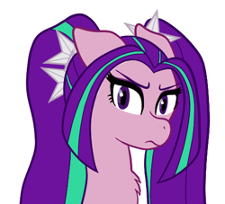 Size: 461x419 | Tagged: safe, artist:scraggleman, imported from derpibooru, aria blaze, pony, female, ponified, solo