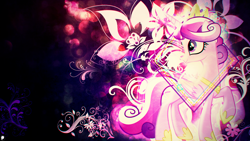 Size: 3840x2160 | Tagged: safe, artist:illumnious, artist:sairoch, edit, imported from derpibooru, princess cadance, alicorn, pony, female, mare, solo, wallpaper, wallpaper edit