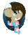 Size: 967x1200 | Tagged: artist needed, safe, imported from derpibooru, oc, oc only, oc:rune, pony, animated, christmas, christmas lights, clothes, female, filly, flashing lights, gif, holiday, pride, scarf, solo, trans female, trans girl, transgender