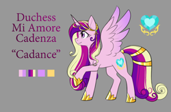 Size: 1150x750 | Tagged: safe, artist:cosmalumi, artist:its-gloomy, imported from derpibooru, princess cadance, pony, female, solo