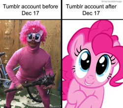 Size: 800x700 | Tagged: safe, imported from derpibooru, pinkie pie, human, exploitable meme, irl, meme, meta, photo, tumblr, tumblr 2018 nsfw purge