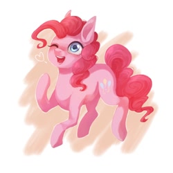 Size: 768x768 | Tagged: safe, artist:watawata_pony, imported from derpibooru, pinkie pie, earth pony, pony, female, mare, solo