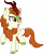 Size: 3000x3703 | Tagged: safe, artist:cloudy glow, artist:cloudyglow, imported from derpibooru, autumn blaze, kirin, pony, sounds of silence, female, open mouth, simple background, solo, transparent background, vector