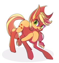 Size: 1400x1500 | Tagged: safe, artist:watawata_pony, imported from derpibooru, applejack, earth pony, pony, female, mare, solo