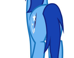 Size: 472x368 | Tagged: safe, artist:earth_pony_colds, imported from derpibooru, oc, oc only, oc:colds, pony, animated, butt, female, gif, large butt, plot, simple background, solo, white background