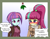 Size: 1000x776 | Tagged: safe, artist:twilite-sparkleplz, imported from derpibooru, sour sweet, sunny flare, human, equestria girls, blushing, clothes, comically missing the point, female, holly, holly mistaken for mistletoe, lesbian, oblivious, scarf, sexually oblivious, shipping, sourdere, sourflare, sweater, tsundere